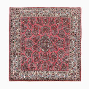 Sarough Hand-Knotted Rug in Virgin Wool