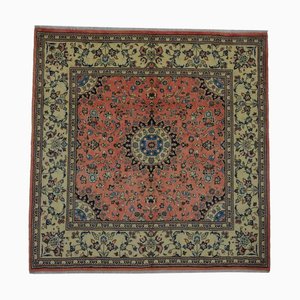 Hand-Knotted Kirman Rug in Wool