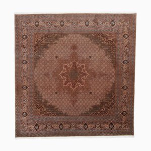Tabriz Hand-Knotted Rug with Floral Pattern