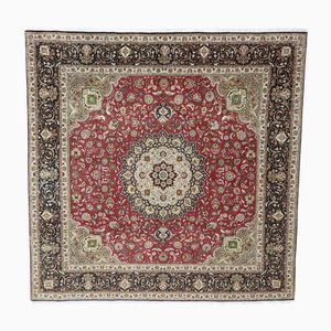 Tabriz Hand-Knotted Rug in Wool