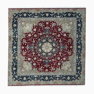 Tabriz Hand-Knotted Rug in Wool