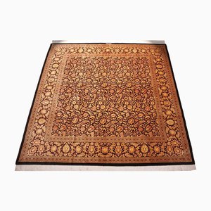 Alfombra Qom de seda tejida a mano