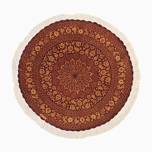 Alfombra Ghom de seda tejida a mano