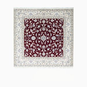 Nain Hand-Knotted Rug in Virgin Wool