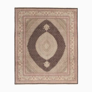 Tabriz Hand-Knotted Rug in Wool