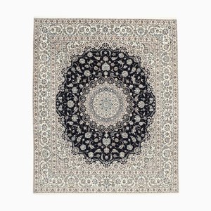 Tapis Fait Main à Motif Floral Nain