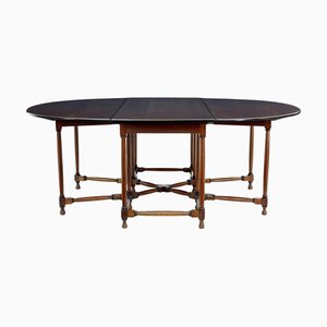 Vintage Chippendale Mahogany Gateleg Table, 1920s