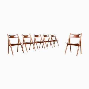 Sawbuck CH29 Dining Chairs by Hans J. Wegner for Carl Hansen & Søn, Set of 6