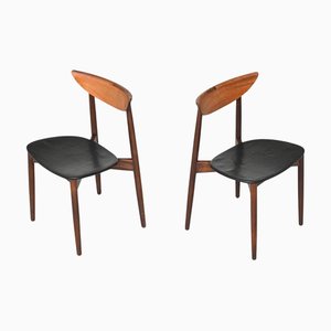 Sedie da pranzo in palissandro di Harry Østergaard per Randers Møbelfabrik, 1960, set di 2