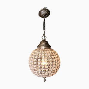 Lampada a sospensione grande in stile orientale, 1960