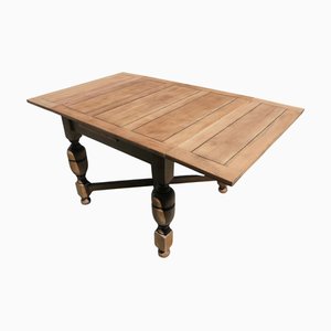 Petite Table à Tiroir Cottage en Chêne, 1930s