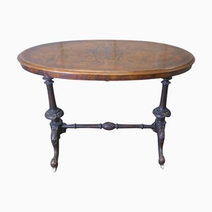 Victorian Oval Walnut Centre Table
