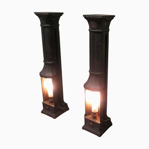 Lampes de Chauffage en Fonte, France, Set de 2