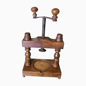 Prensa para quesos francesa antigua, década de 1800