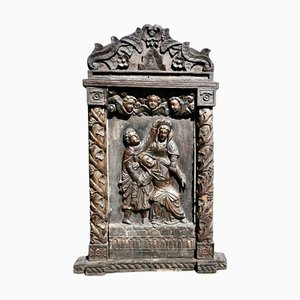 Large European Mediaeval Oak Carving
