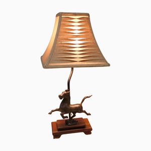 Antique Table Lamp in Bronze, 1900