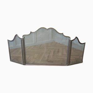 Pare-feu Pliable en Laiton, France, 1900s