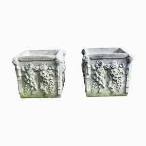 Grands Pots de Jardin en Haddonstone, 1960s, Set de 2