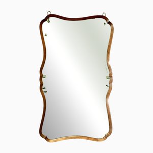 Art Deco Walnut Mirror, 1920s