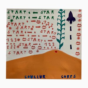 Alexandre Schaller, Start, Acrylic on Canvas, 1992
