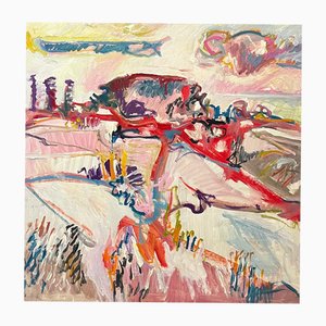 Jean Krille, Landscape 140, Oil on Masonite