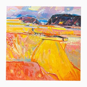 Jean Krille, Landscape 142, Oil on Masonite