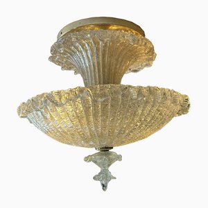 Prunkvolle Pagode aus Muranoglas mit Goldeinschlüssen, 1980er
