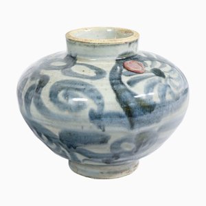 Vase en Céramique Peinte et Vernie
