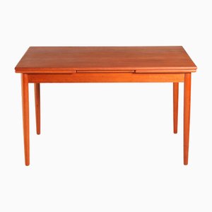 Mesa de comedor extensible danesa Mid-Century, años 60