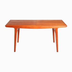 Mesa de comedor extensible danesa Mid-Century de Arne Hovmand Olsen para Mogens Kold, años 60