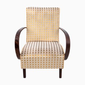 Art Deco Sessel von J. Halabala, Tschechoslowakei, 1930er