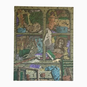 Bruno Rinaldi, The Myths, Picasso, 1993, Acrylic on Canvas