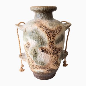 Vintage Fat Lava Ceramic Floor Vase from Dumler & Breiden, 1970s