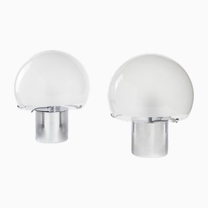 Mod. LTa6 Porcino Table Lamps by Luigi Caccia Domination for Azucena, 1967, Set of 2