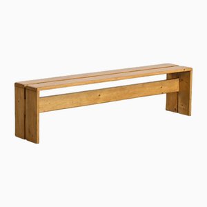 Pine Bench from Les Arcs, France, 1973