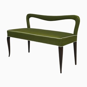 Banc Tapissé Vert, 1940s