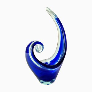 Vase Sommerso en Verre de Murano, Italie, 1960s