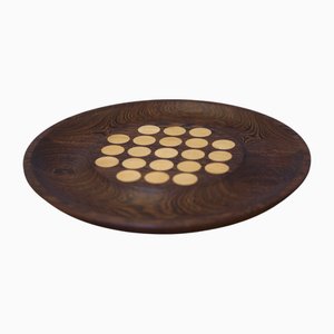 Wenge and Oak Tray by Theodor Skjode Knudsen for Skjøde Skjern, Denmark, 1950s