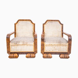 Art Deco Sessel, Frankreich, 1930er, 2er Set