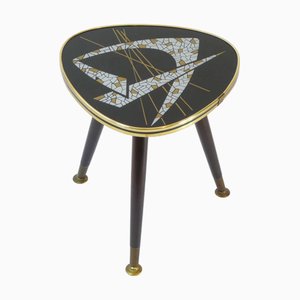 Support pour Plante Rein Mid-Century avec Plateau en Verre, Allemagne