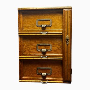 Vintage Oak Filing Cabinet from Stolzenberg, 1900s