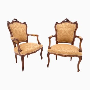 Antike Sessel, Frankreich, 1870er, 2er Set