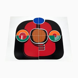 Gerd Winner, Scooter from the Series Traffic, 1968, Screen Print