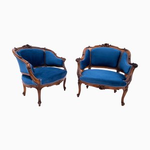 Late 19th Century Armchairs, France, Set of 2