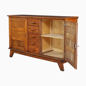 Credenza in quercia di René Gabriel, Francia, anni '40
