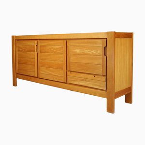 Elm Sideboard from Maison Regain, France, 1970s