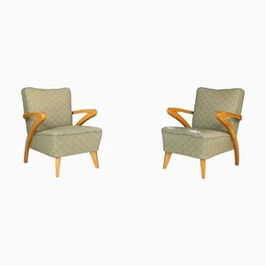 Art Deco Sessel mit Original Bezug, Prag, 1930er, 2er Set