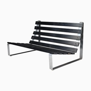 Mid-Century Modern 2-Seat Sofa / Bench attributed to Kho Liang Ie for Artifort, Netherlands, 1960s