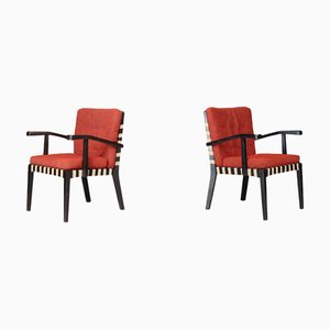 Poltrone moderniste vintage, Europa, anni '50, set di 2