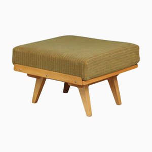 Ottoman in Original Green Upholstery by František Jirák for Tatra Furniture, 1960s